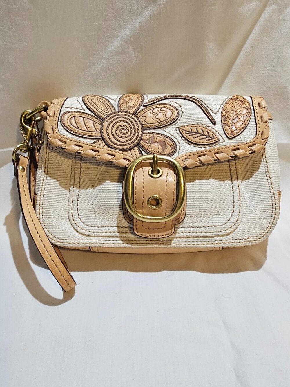 Coach Floral Wristlet